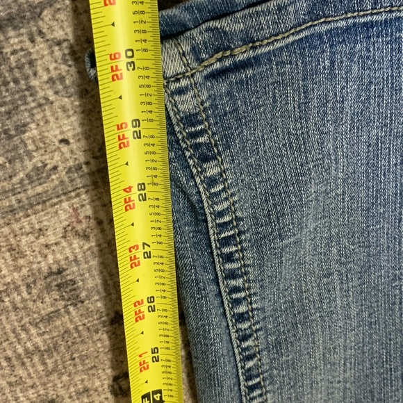 Y2K Apollo Jeans Size 15/16 Jeans Bootcut Stretch Rhinestones - Picture 4 of 11